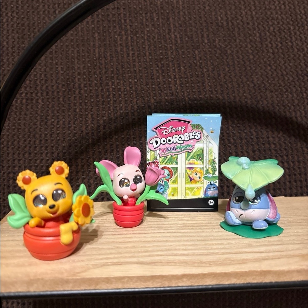 Disney Doorables In Full Bloom - Pooh, Piglet, Eeyore